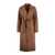Max Mara Max Mara Hazelnut Robe Coat In Cashmere Wool And Silk Beige