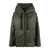 Max Mara Max Mara Green Khaki Padded Drip-Proof Canvas Jacket With Hood GREEN