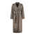 Max Mara Max Mara Grey Wool Drap Midi Coat GRAY