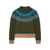 ALANUI Alanui Sweet Winter Sweater Oliva/Multicolor OLIVA/MULTICOLOR