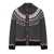 ALANUI Alanui Sweet Winter Jacket Black Grey/Multicolo BLACK GREY/MULTICOLOR