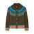 ALANUI Alanui Sweet Winter Jacket Oliva/Multicolor OLIVA/MULTICOLOR