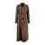 Max Mara Max Mara Brown Wool Drap Robe Coat BROWN
