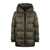 Max Mara Max Mara Khaki Green Anti-Drip Canvas Down Jacket GREEN