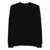 Rrd RRD Black Crew Neck Cotton Sweater Black