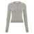 MARINE SERRE Marine Serre Grey Slim Fit Sweater With Moon Print By Marine Serre GREY