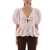 ROTATE Birger Christensen Top With Puff Sleeves POWDER