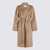 The Dynamis Studio The Dynamis Studio Beige Wool Coat Brown