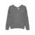 Liu Jo Liu Jo Grey V-Neck Sweater With Rhinestones GREY