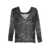 Liu Jo Liu Jo Grey Animal-Print V-Neck Sweater GREY