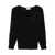 Blumarine Blumarine Sweater With Lace Decoration Black