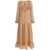 KRISTINA TI Silk long Dress with rouches CIPRIA