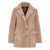 URBANCODE Urbancode Reversible Faux Fur Coat With Suede Interior Brown