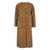 URBANCODE Urbancode Faux Fur Coat With Suede Interior Brown