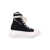 Rick Owens Rick Owens Drkshdw Cargo Abstract Woman'S Sneaks BLACK MILK MILK