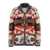 Frantic Multicolor Cardigan With Front Zip Closure And All-Over Geometric Motif In Wool Woman MULTICOLOR