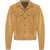 DSQUARED2 Suede Jacket BEIGE/DARK BROWN