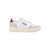 AUTRY Autry Medalist Low Women'S Sneakers In White And Burgundy Suede And Leather WHITE BURGUNDY