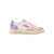 AUTRY Autry Medalist Low Super Vintage Woman'S Sneakers In White And Rose WHITE/ROSE/BLACK BOARD