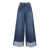 7 For All Mankind MARIE WIDE LEG Radar With Wide Cuff Blue