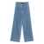 7 For All Mankind PLEATED TROUSER Hilo Blue