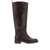 Stuart Weitzman 'Celia' Brown Knee-High Boots With Pull-Tab At The Heel In Leather Woman BROWN