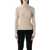 COURRÈGES Courrèges Rib Knit Mock Neck Sweater Brown