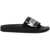 Moschino Slip-On Slipper With Logo BLACK