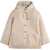 Fay Bimaterial Caban Cape BEIGE