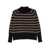 Be You Be You Striped Cashmere Sweater BROWN