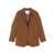 Fendi Fendi Wool Single-Breasted Jacket BROWN