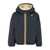K-WAY KIDS P. LE VRAI 4.0 CLAUDE ORSETTO DOWN JACKET Blue
