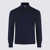 Lardini Lardini Dark Blue Virgin Wool Knitwear BLUE