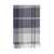 Barbour Barbour Barbour Blue And Gray Tartan Wool Scarf GREY