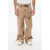 Sacai Solid Color Cargo Pants With Belt Beige