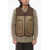 Woolrich Sleeveless Quilted Two-Tone Jacket Green