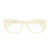 Saint Laurent Saint Laurent Sl M117 Linea Monogram Eyeglasses WHITE
