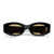 Miu Miu Miu Miu 0Mu 11Ws Miu Glimpse Sunglasses Black