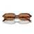 Miu Miu Miu Miu 0Mu 11Zs Miu Regard Sunglasses Brown