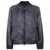AVANT TOI Avant Toi "Moss" Stitch Bomber With Shadows, Lamination And Rhinestones Clothing Black