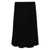 NORMA KAMALI Norma Kamali Pleated Midi Skirt Black