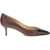 Francesco Russo Two-tone Pumps BLACK/ BORDEAUX