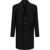 DSQUARED2 Wool midi Coat BLACK