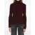 Max Mara Knit Turtleneck In Wool And Cashmere BORDEAUX