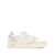 AUTRY Autry Medalist Low White Leather And Tidal Foam Sneakers BEIGE, WHITE