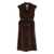 P.A.R.O.S.H. P.A.R.O.S.H. Faux Fur Long Vest BROWN