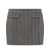 Salvatore Ferragamo Salvatore Ferragamo Ferragamo Grey Wool Miniskirt GREY