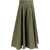 SARA ROKA Circle midi Skirt DARK OLIVE