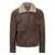 Salvatore Santoro Salvatore Santoro Salvatore Santoro Shearling Jacket With Collar BROWN