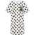 Moschino "Teddy Polka Dots" Dress IVORY